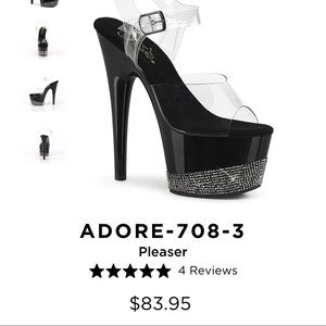 Pleaser Heel 7” size 7